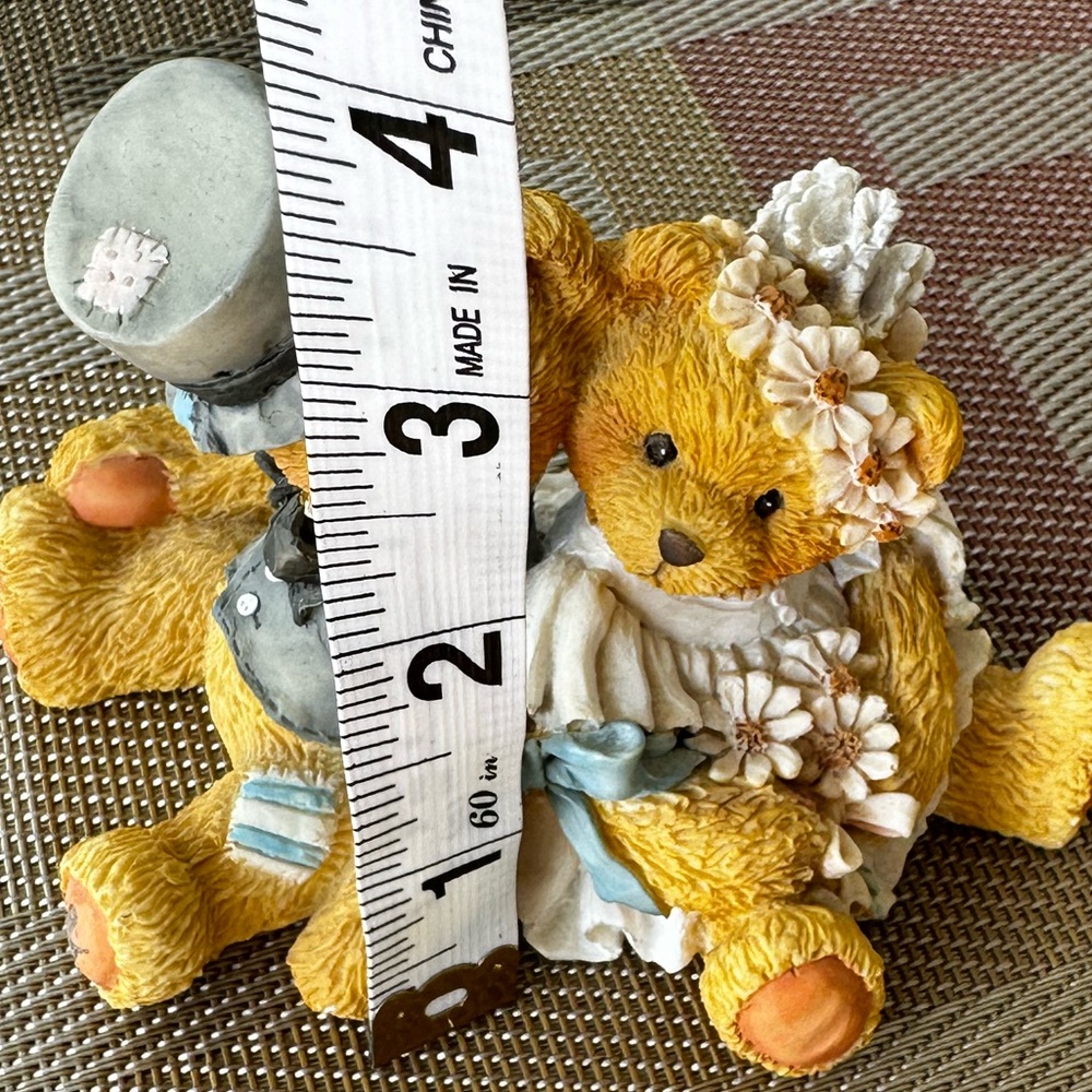 Vintage 1992 P. Hillman "Robbie and Rachael" Figurine Love Bears All Things - Picture 5 of 8